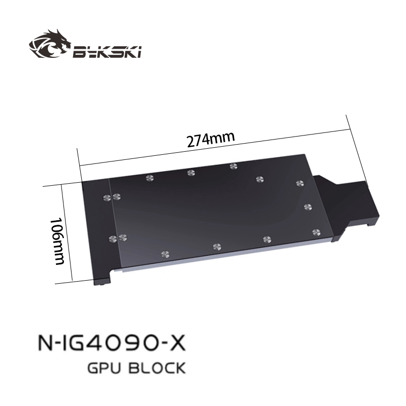 Rtx 4090 Water Block - Bloque de refrigeración líquida para GPU